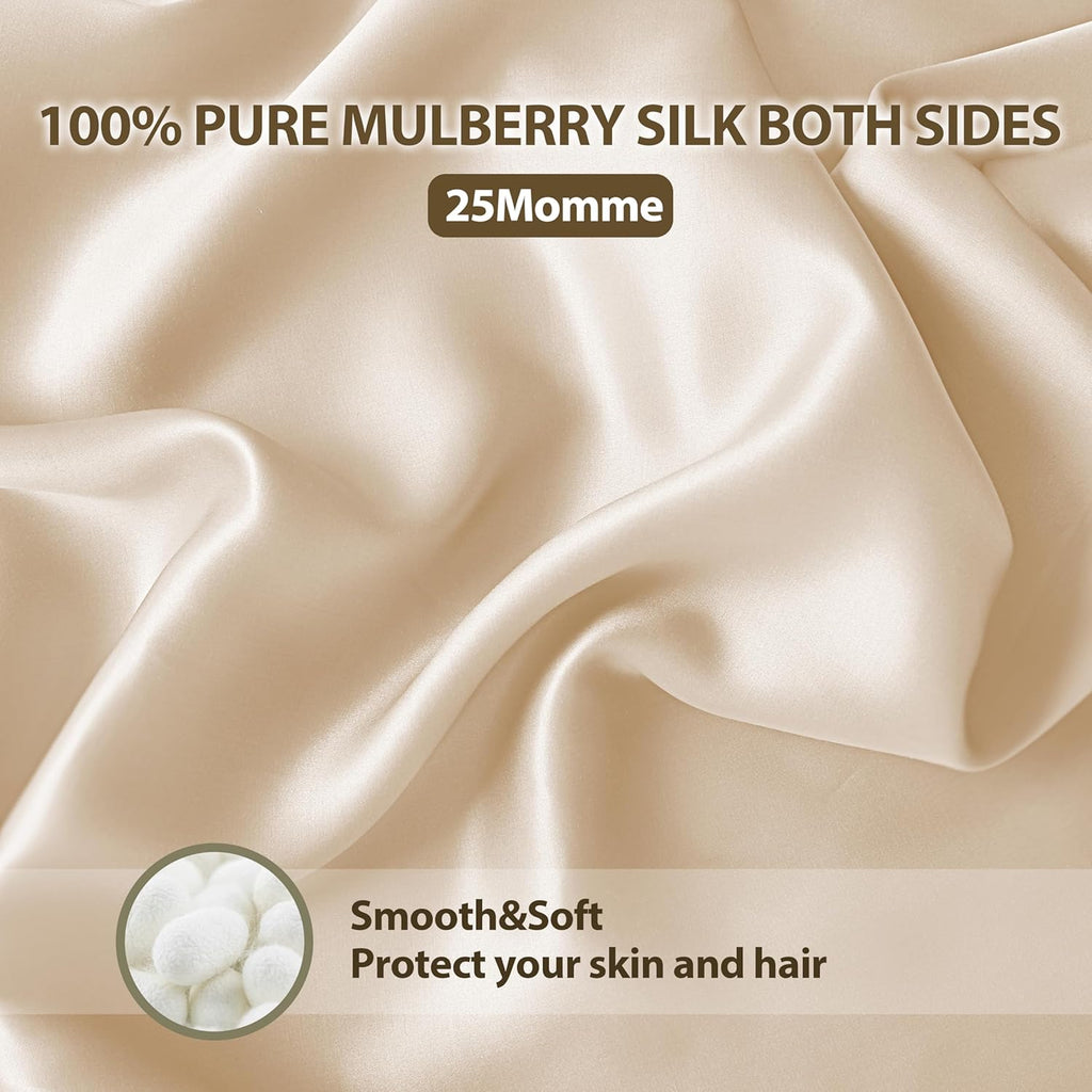 ZaiZai 100% Pure Mulberry Silk Pillowcase (25 Momme)