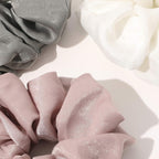 Scrunchies Hair Ties for Women – Oversized Silk Satin Scrunchies