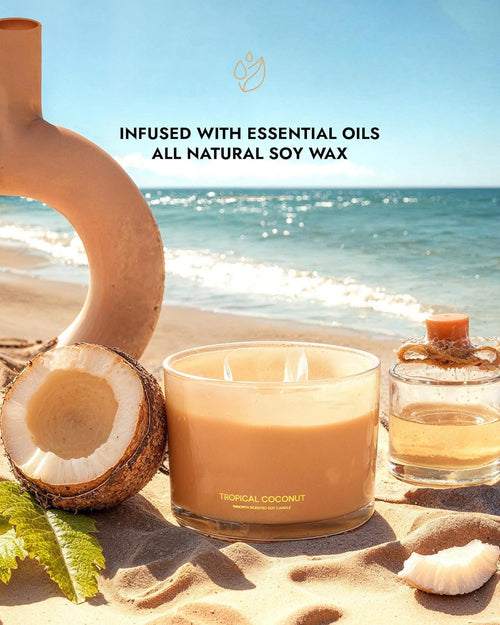 96NORTH Luxury Coconut Soy Candle