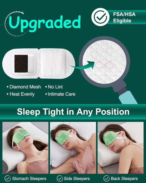 16 Packs Steam Eye Masks for Dry Eyes