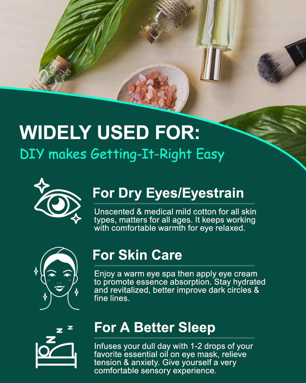 16 Packs Steam Eye Masks for Dry Eyes