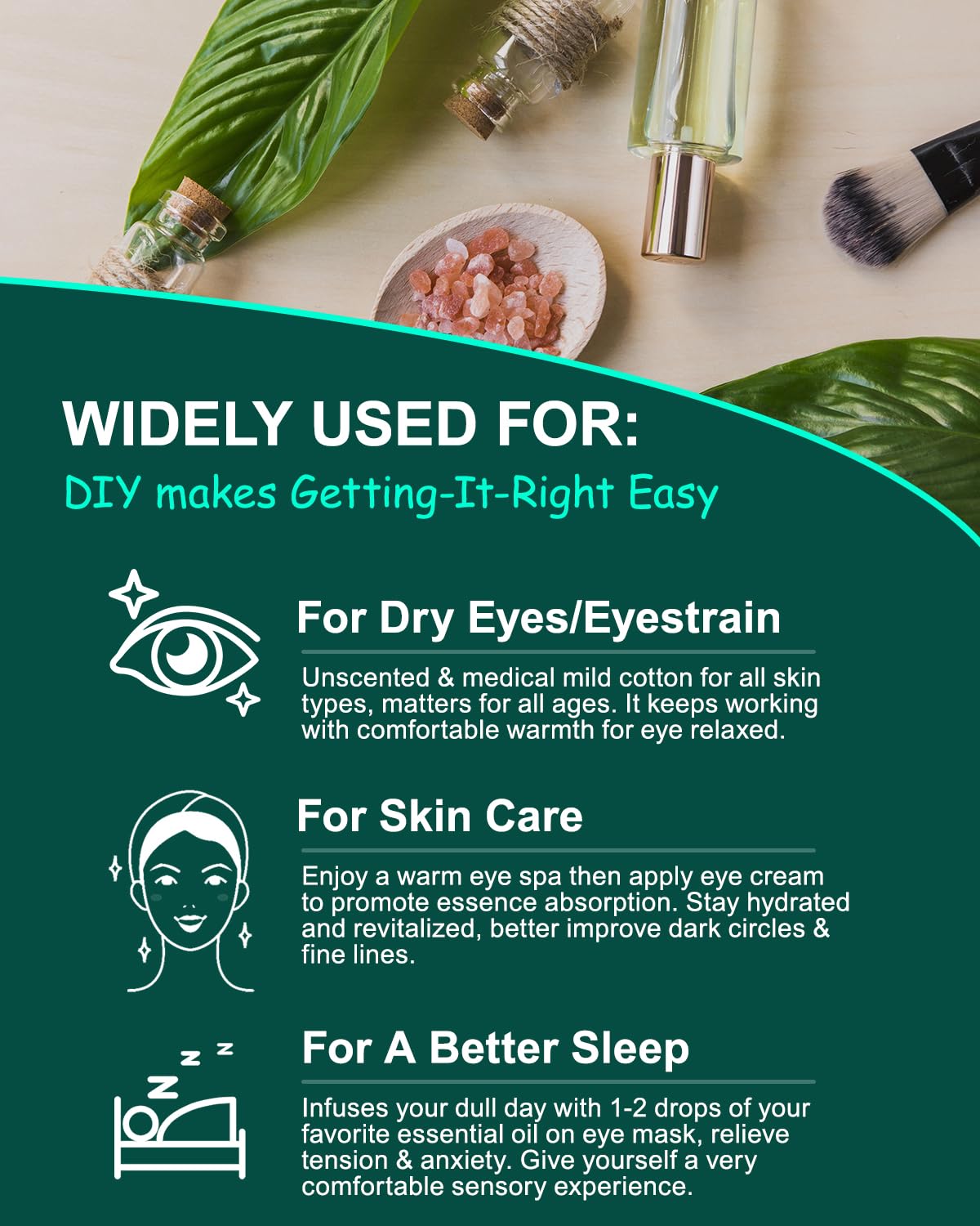 16 Packs Steam Eye Masks for Dry Eyes