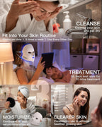 NEWKEY LED Face Mask Light Therapy