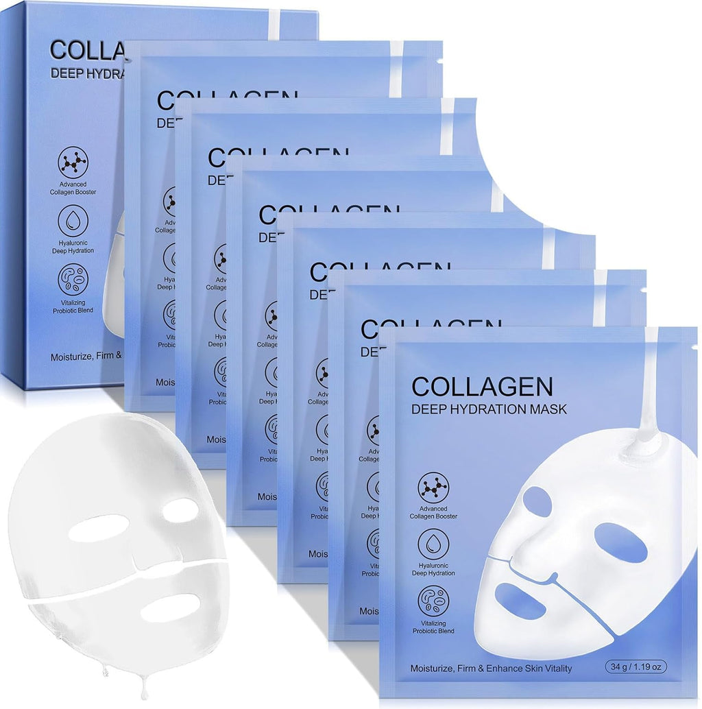 Collagen Face Mask – Overnight Hydrating Sheet Mask