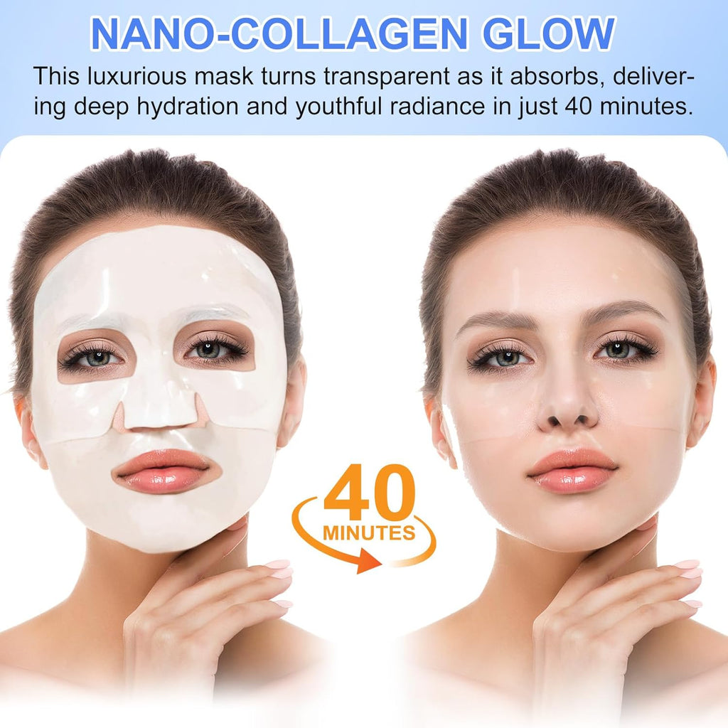 Collagen Face Mask – Overnight Hydrating Sheet Mask