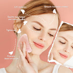 Gua Sha Rose Quartz Massage Tool