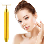 Aubric Face Massager Electric Beauty Bar 24K Golden Facial Massage Tool