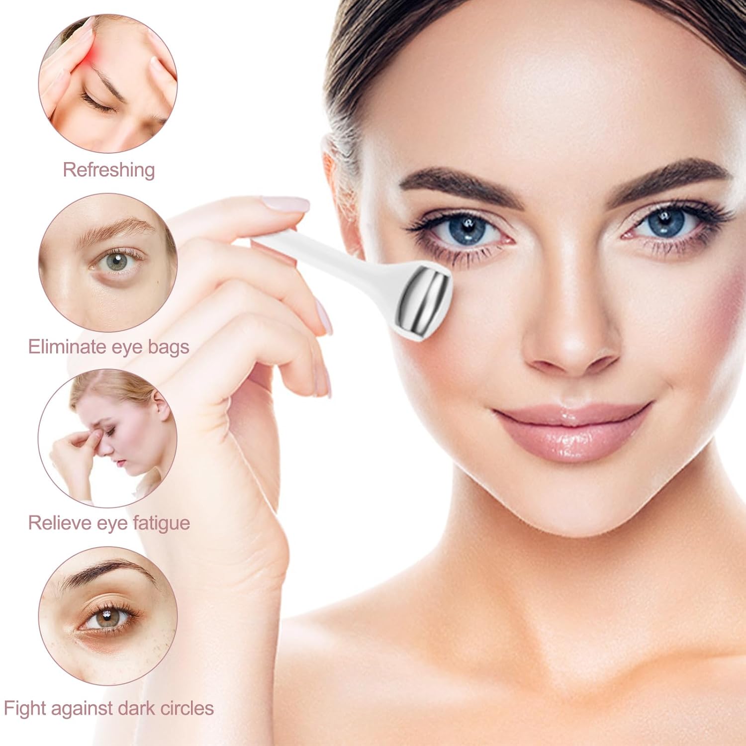 MAANGE Mini Eye & Face Rollers for Eye Massager